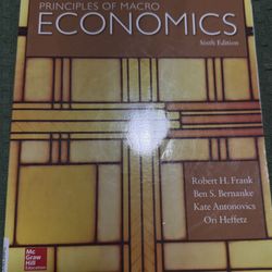 Principles Of Macro Economics 6th Edition 