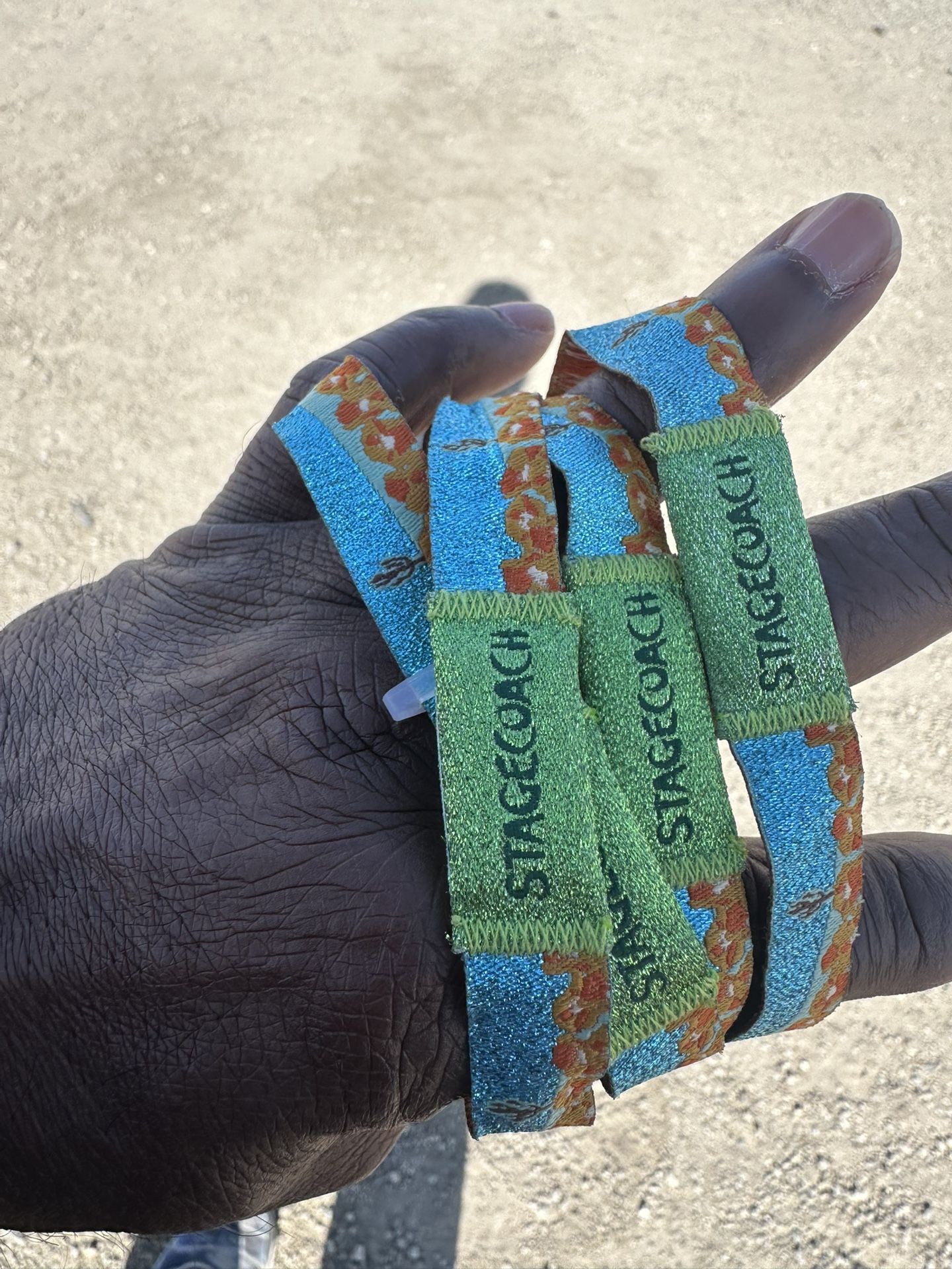 Stagecoach Wristbands