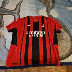 Puma Ac Milan Jersey 2021-2022 Home Kit