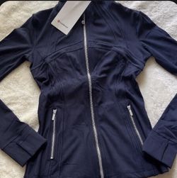 Lululemon Navy Zip-Up Athletic Jacket