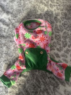 Pink Christmas Dog Sweater 