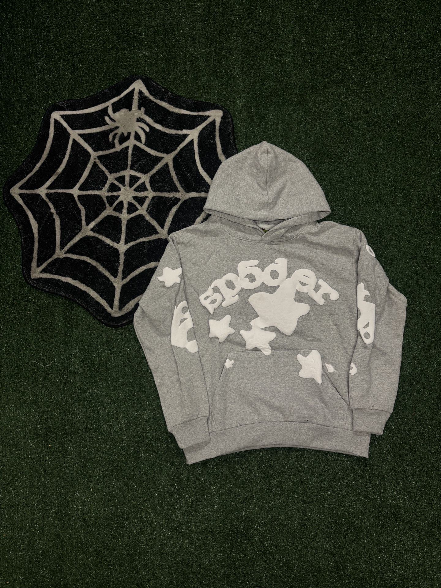 Sp5der Beluga Hoodie Grey