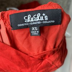XS LuLu’s Red Dress