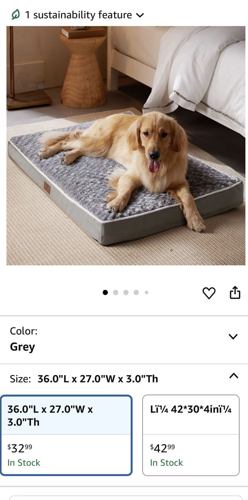 New Large Dog Bed Never Used