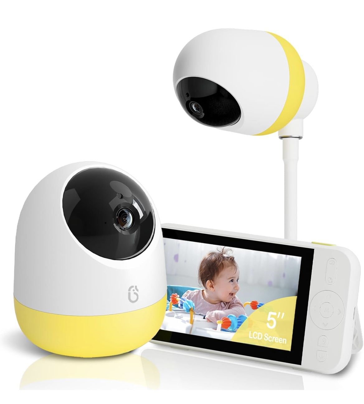 Brand New Monitor with Camera and Audio,2K UHD Resolution,6000mAh Battery