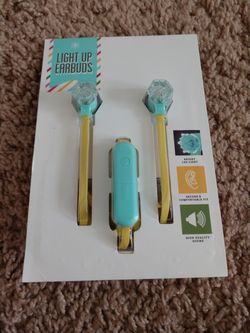 Light up earbuds Brand new