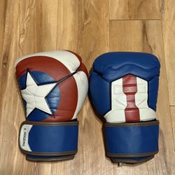 Marvel Captain America Hayabusa Boxing Muay Thai Gloves