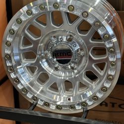 KMC GRENADE BEADLOCK WHEELS IN STOCK 17x8.5 0 OFFSET 1600$ SET OF FOUR PAYMENT PLANS AVAILABLE 