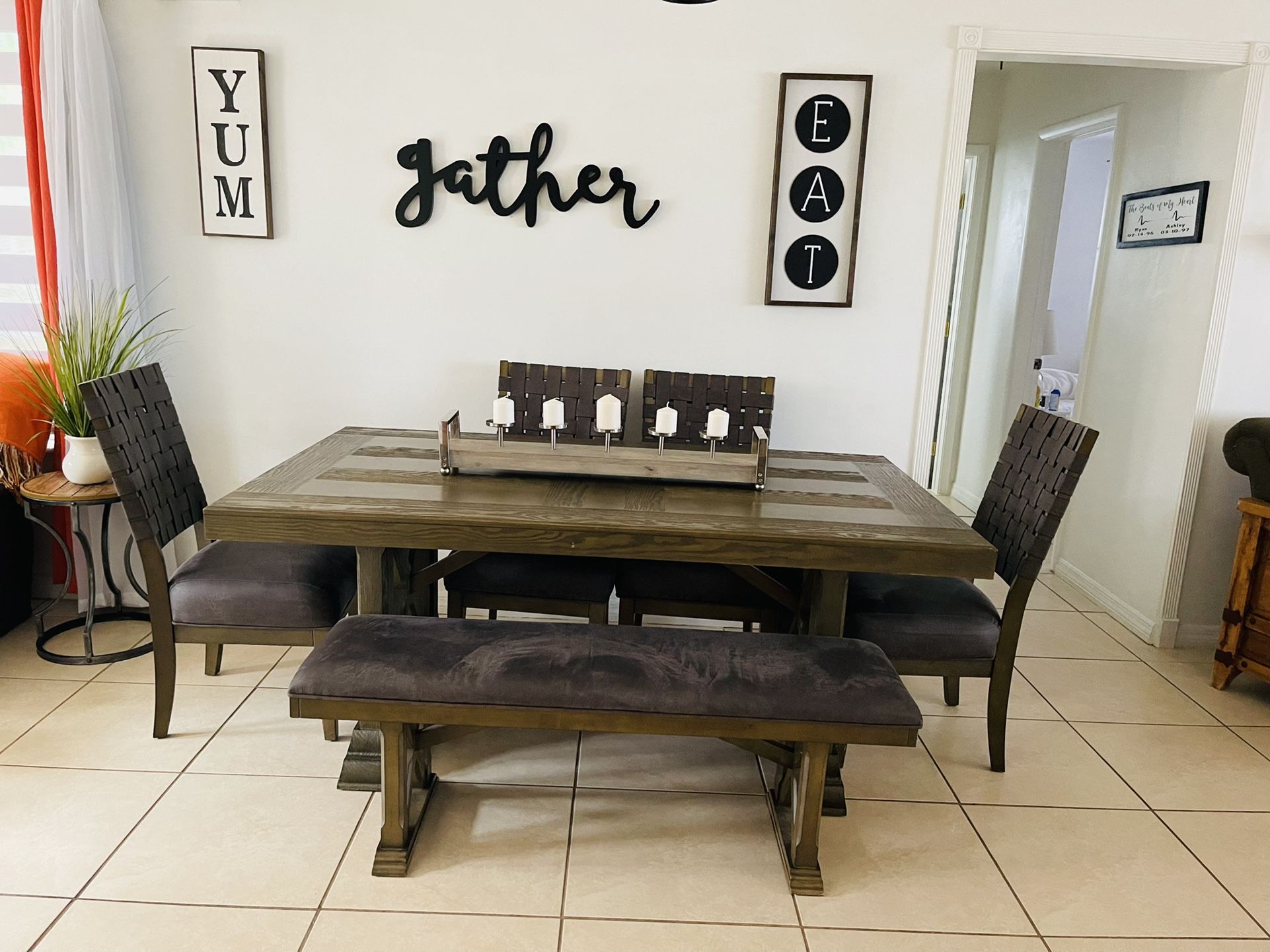 Farmhouse Dining Set - Must Go ASAP