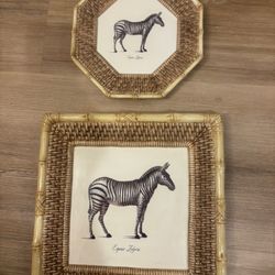 Equus Zebra Rare Collector Plates From Raymond Waites 