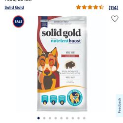 Solid Gold Nutrient Boost Dog Food 22LB NEW 