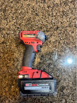 Milwaukee drill and battery