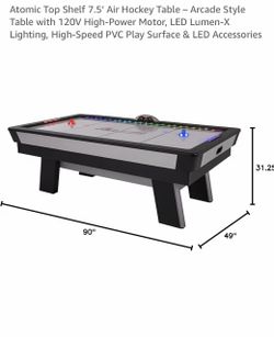Atomic Air Hockey Table for sale   .