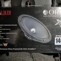 Orion Brand New 1400w Neo 8inch Loud Mids $120firm Price Pickup Only Serious Buyers Please Yes It Is Avaliable 