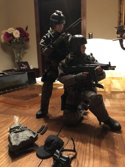 Various 12 inch Figures from Blue Box and Dragon. Navy SEAl’s DEVGRU