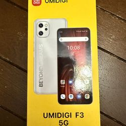 Umidigi F3 5G Smartphone 8gb Ram/128gb Storage, New In Sealed Box Unlocked 