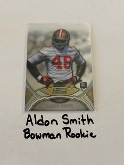 Aldon Smith San Francisco 49ers All-Pro LB Bowman Rookie Card.