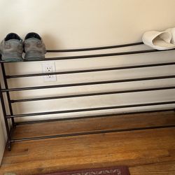 4 Tier Plastic Shoe Rack