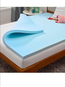 Memory Foam Mattress Topper, Full Size - 2 Inch
