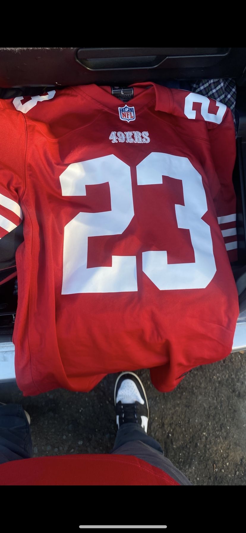 Brand New Woth Tag . San Framcisco 49ers jersey #23 Christian McCaffrey. Size XL. Original Price $130