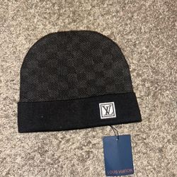 Black Lv Beanie 