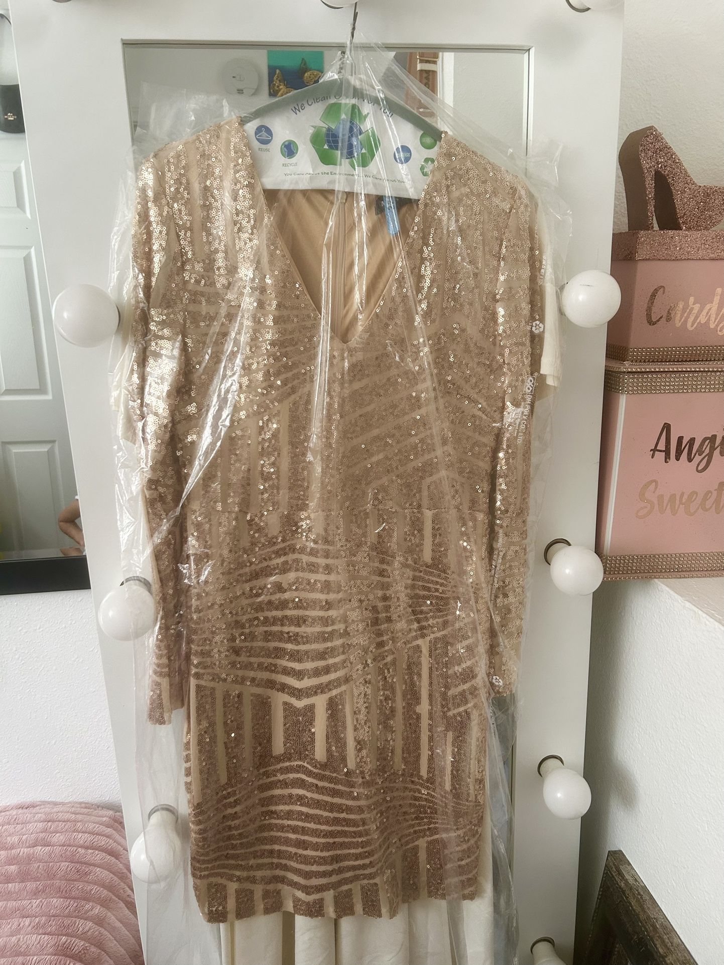 Gold Dress