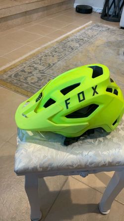 Fox Racing Speedframe MIPS Downhill MTB Bicycle Helmet Flo Yellow Medium MD M