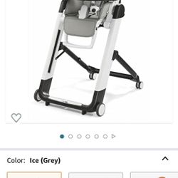 Peg Perego Siesta High Chair, Gray 