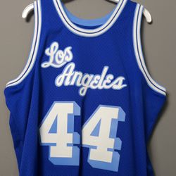 Mitchell And Ness Los Angeles Lakers Road 1960-61 Jerry West (Size XL) Fits Like Large