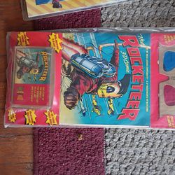 The Rocketeer 3d comic glasses and cassette