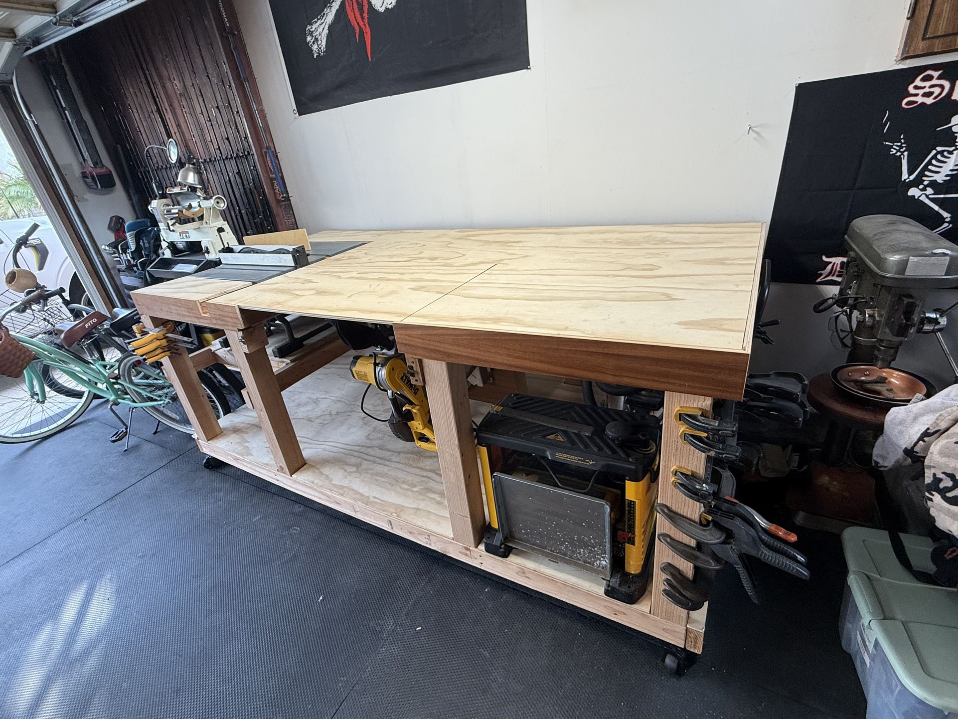 Miter Saw/ Table Saw Work Bench