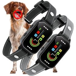 Dog Bark Collar 2 Pack, Dogs 8-120lbs