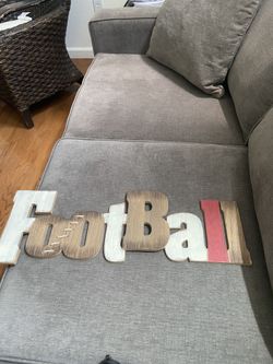 Sports Room Wood Wall Sign 