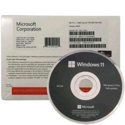 Windows 11 Pro 64-bit DVD and KEY factory sealed
