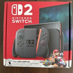 Nintendo Switch 2 Mario Kart Edition, New, Unopened