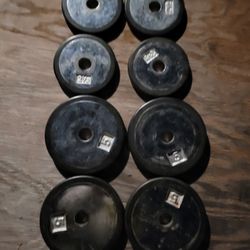  chrome rubber coated weights
