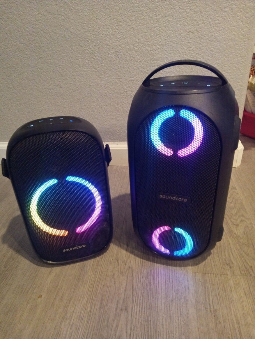 2 Soundcore Rave Bluetooth Speakers  Party Mode⁵‹*$