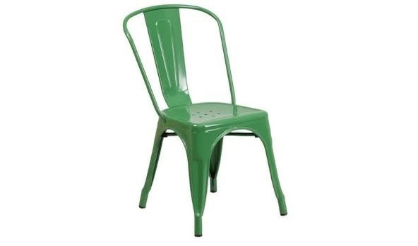 Set of 2 Metal Indoor/Outdoor Chairs