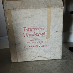 Norman Rockwell plates