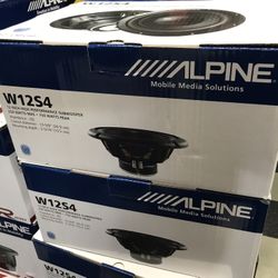 Alpine 12 Inch Subwoofer On Sale For 79.99