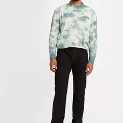 Levi's Mens 505 Regular Fit Stretch Native Cali Jeans - 40/30"