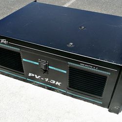 Peavey PV-1.3K Professional Stereo Power Amp with 1000 Watts Per Side Stereo - Made In USA Includes A Free Pro Audio Case Is Included
