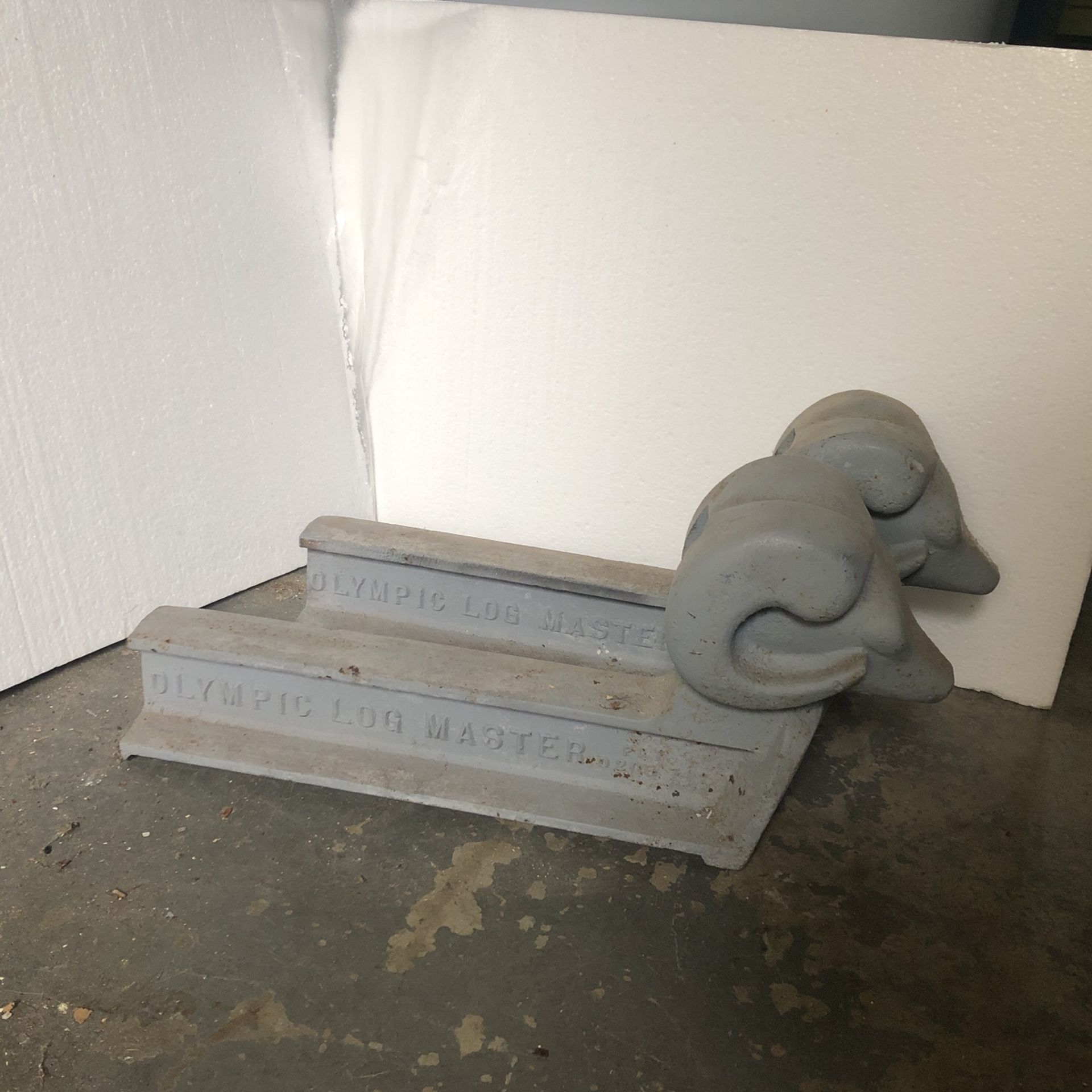 Antique Ramshead Andirons Fireplace