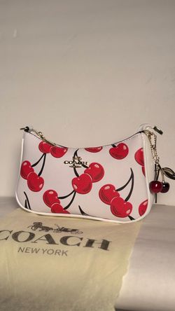 Coach Cherry Print Shoulder Bag