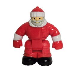 GeoTrax Christmas In Toytown Replacement Santa Claus Mini Action Figure Toy