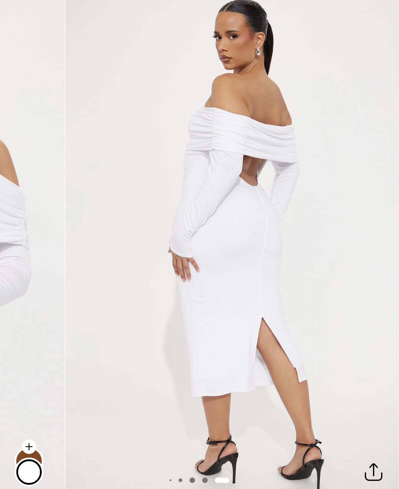 White Off The Shoulders Dress