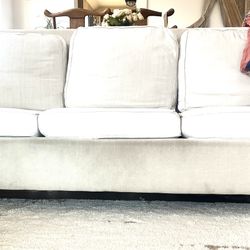 Free Oatmeal Pottery Barn Couch 