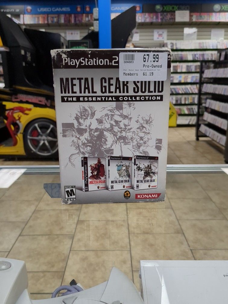 Metal Gear Solid The Essential Collection Ps2