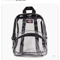 Dickies Mini Clear Backpack Nueva New