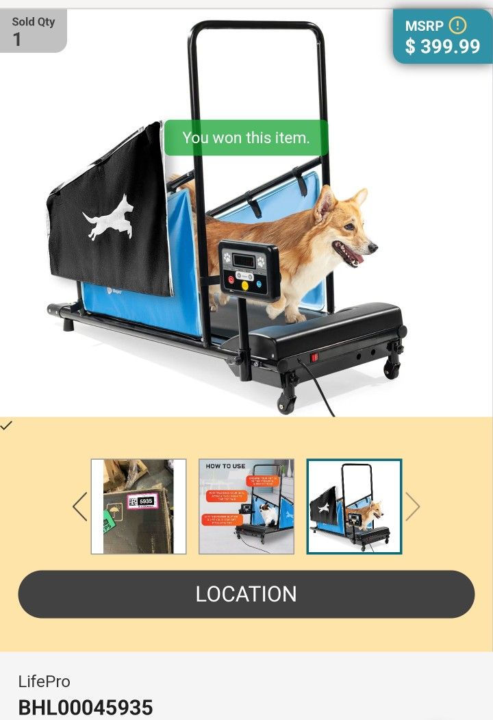 LifePro Dog Treadmill Small Dogs - Dog Treadmill for Medium
Dogs - Dog Pacer Treadmill for Healthy & Fit Pets - Dog Treadmill
Run Walk for Indoor Tr